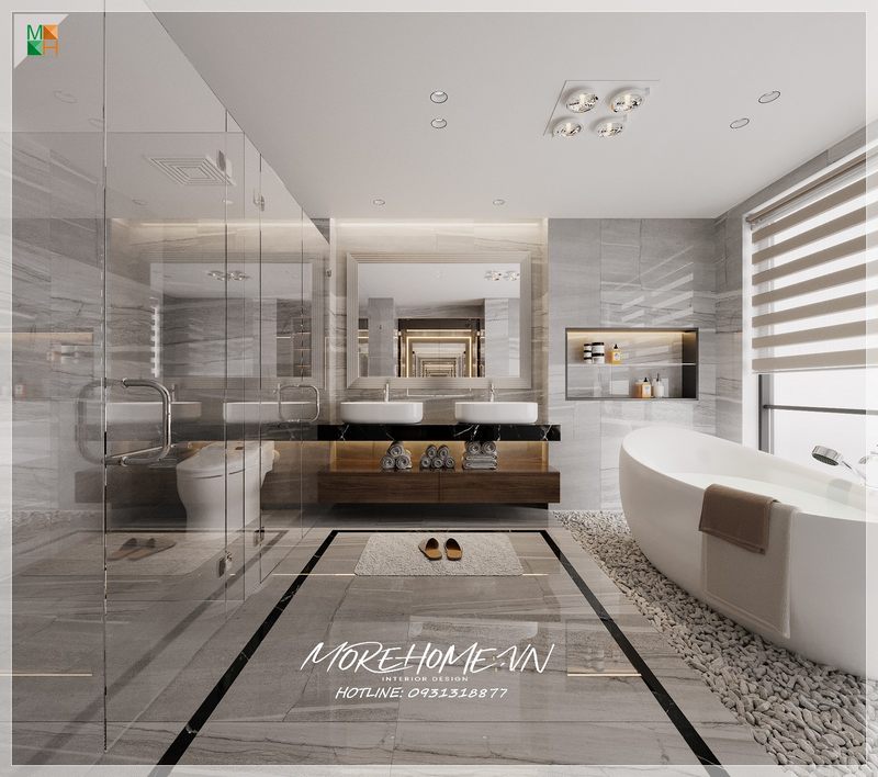  21 Ý tưởng cửa kính cường lực phòng tắm, hiện đại, đẹp cho thiết kế nhà chung cư| MoreHome