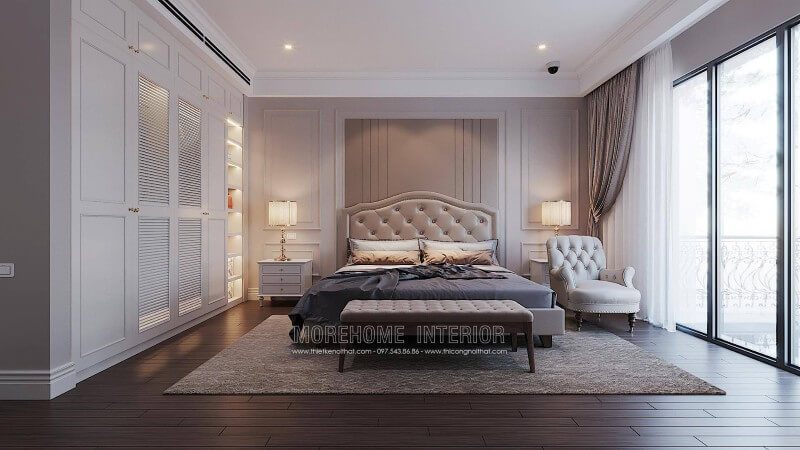 Kiến trúc sư đã thiết kế nội thất cho biệt thự Ciputra Tân Cổ Điển với phong cách sang trọng và tinh tế.